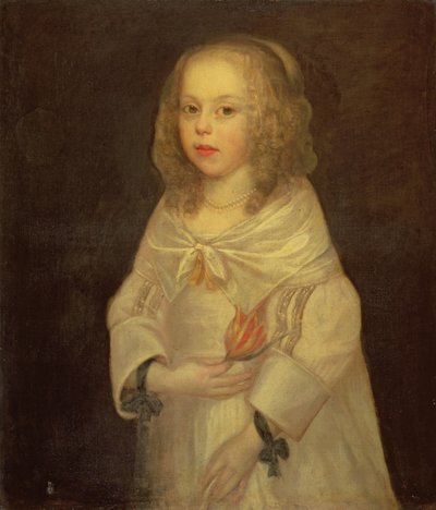 Frances Cotton (nee Herbert), c.1680 by English School